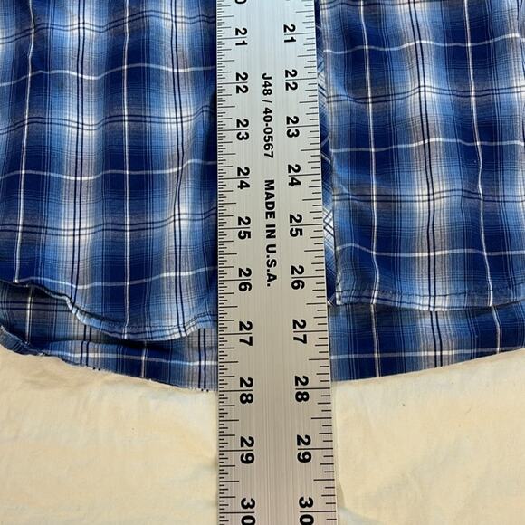 Wrangler Men XL button down shirt American Cowboys Western Stitching Snap Cotton - Picture 8 of 14